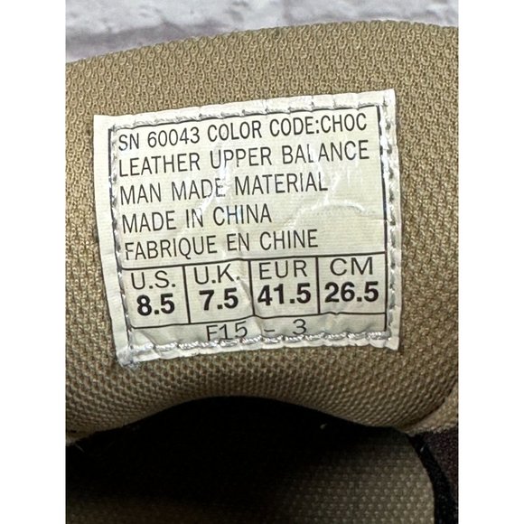 Skechers Critics Leather 2 Tone Chocolate Tan Mens Casual Lace Up Sz 8.5 SN60043 - Picture 10 of 11